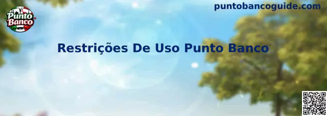 Restrições De Uso Punto Banco